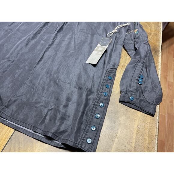 Double D Ranch Carrizo Canyon Western Denim Embroidered Tunic Size Medium NWT - Picture 4 of 14